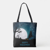 Halloween Graveyard Draagtas (Achterkant)