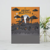 Halloween Graveyard et Haunted House Flyers (Debout devant)