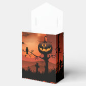 Halloween graveyard scènes pumpkin bats moon bedankdoosjes (Geopend)