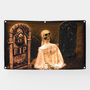 Halloween Graveyard Spandoek