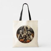 Halloween Great Dane Dogs Jack O Lantern Tote Bag (Achterkant)