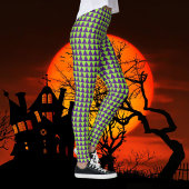 Halloween Green Paars Girly Witch Costume Party Leggings