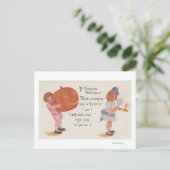 Halloween Greeting A Gladsome Halloween Briefkaart (Staand voorkant)