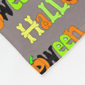 Halloween Greeting Fleece Blanket (Hoek)