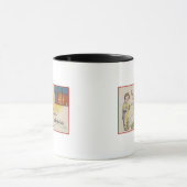 Halloween Greeting Goblin in Window Mok (Midden)