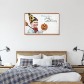 Halloween Greeting Jolly Halloween Canvas Afdruk (Insitu (Slaapkamer))
