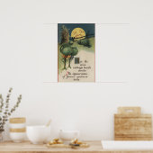 Halloween GreetingCabbage Anthropomorfisme Poster (Keuken)