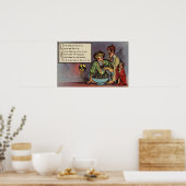 Halloween GreetingCandle Grease Poster (Keuken)