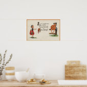 Halloween GreetingKid on Fence Poster (Keuken)