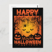 Halloween Greetings Briefkaart (Voorkant / Achterkant)