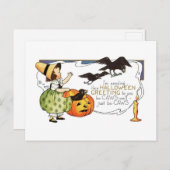 Halloween Greetings Briefkaart (Voorkant / Achterkant)