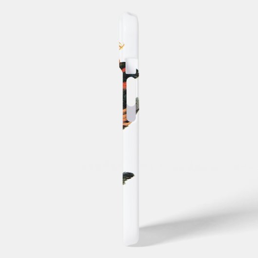  Halloween Greetings, Child Witch met Kat Case-Mate iPhone Case (Achterkant / Links)