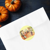 Halloween Greetings Dansans Rechthoekige Sticker