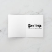 Halloween Greetings Kaart (Binnen)