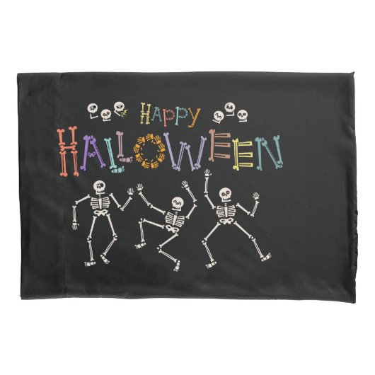 Halloween Greetings Kussensloop (Voorkant)