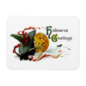 Halloween Greetings Magneet (Horizontaal)