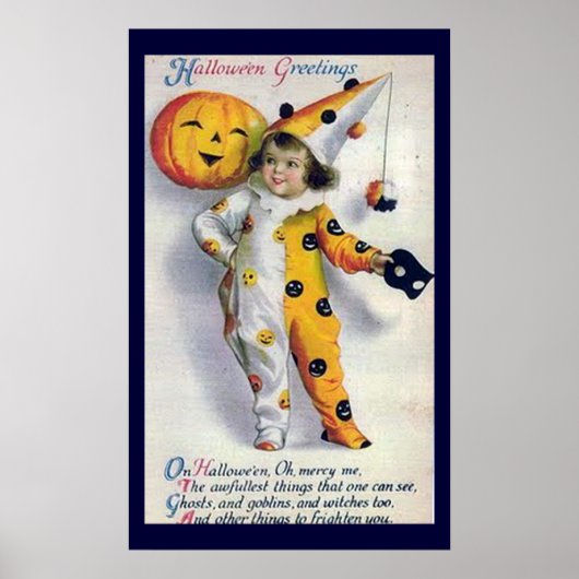 Halloween Greetings Print (Voorkant)