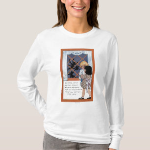 Halloween GreetingSpiders bij het Venster T-shirt