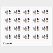 Halloween Grey Podle #2 Stickers (Vel)