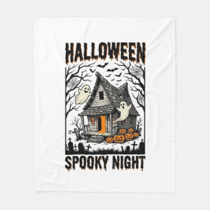 Halloween Griezeldorp Verschrikkelijke Nacht Vinta Fleece Deken