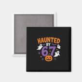 Halloween Griezelen 67 Six Seven Meme 1 (16) Magneet (Voorkant / Achterkant)