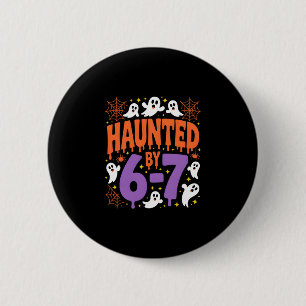 Halloween Griezelen 67 Six Seven Meme 1 (5) Ronde Button 5,7 Cm