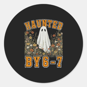 Halloween Griezelen 67 Zes Zeven Meme 1 (26) Ronde Sticker