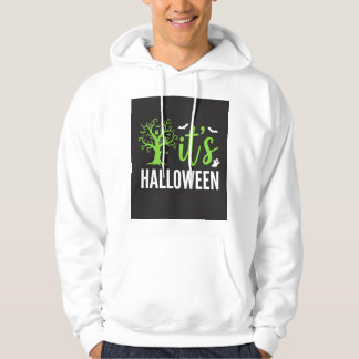 Halloween Griezelen Boom Vleermuizen Vector Design Hoodie