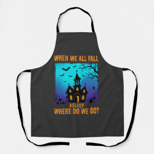 Halloween Griezelen Kerk Waar Gaan We Naar Toe Schort