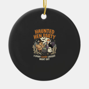 Halloween Griezelen Kip Feest Keramisch Ornament