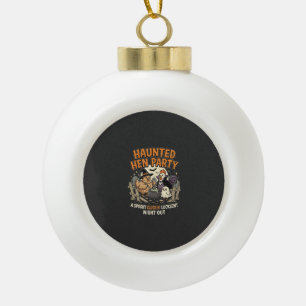 Halloween Griezelen Kip Feest Keramische Bal Ornament