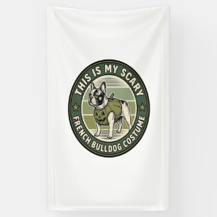 Halloween Griezelen Kostuum voor Franse Bulldog Spandoek