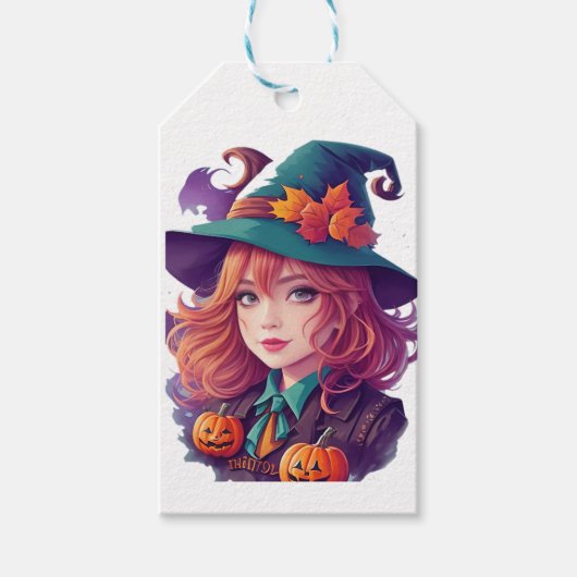 Halloween Griezelen Leuk Cadeaulabel (Voorkant)