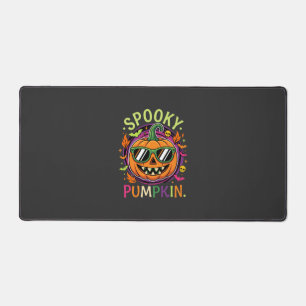 Halloween Griezelen Pompoen Zonnebril Vector Bureaumat