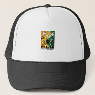 Halloween Griezelen Zwarte Uil Geesten Kerkhof_1 Trucker Pet