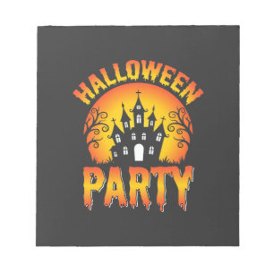 Halloween Griezelfeest Vector Notitieblok