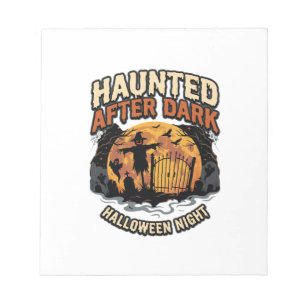 Halloween Griezelig Na Donker Notitieblok