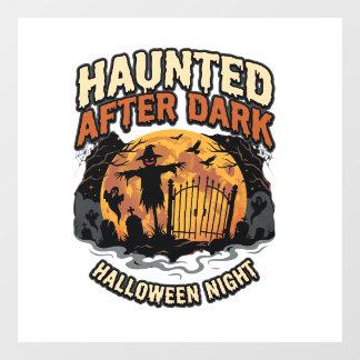 Halloween Griezelig Na Donker Raamsticker