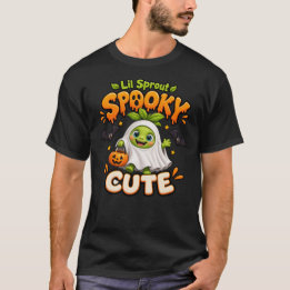 Halloween Griezelig Schattig Geest T-shirt