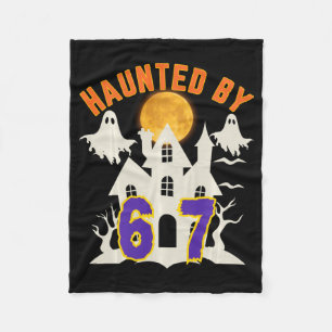 Halloween Griezelige Geest 67 Zes Zeven Meme Fleece Deken