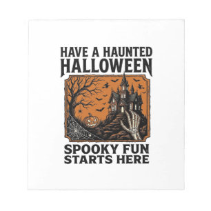 Halloween Griezelige Shirt Spooky Vintage Feest On Notitieblok