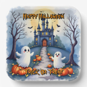 Halloween Griezels Grut Collectie Papieren Bordje