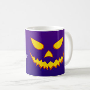 Halloween grijnzend gezicht Jack o Lantern Pompoen Koffiemok