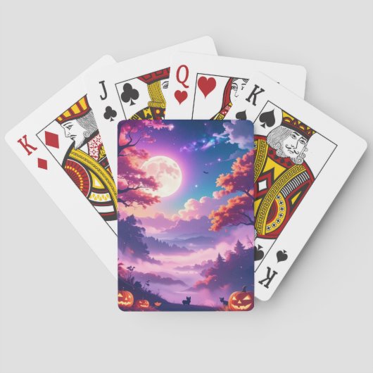 Halloween grillige klassieke speelkaarten (Achterkant)