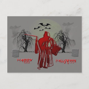Halloween Grim Reaper Briefkaart