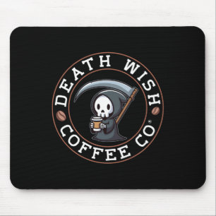 Halloween Grim Reaper Drink Koffiedoodswens C Muismat