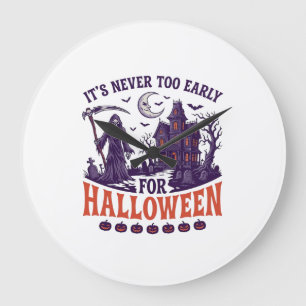 Halloween Grim Reaper Geen Tijd Te Verliezen Gespe Grote Klok