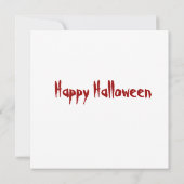 Halloween Grim Reaper Haunted House Kaart (Achterkant)