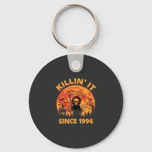 Halloween Grim Reaper Sinds 1996 Verjaardag Design Sleutelhanger