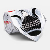 HALLOWEEN GRIM REAPERÇU cravate GHOST (Roulé)